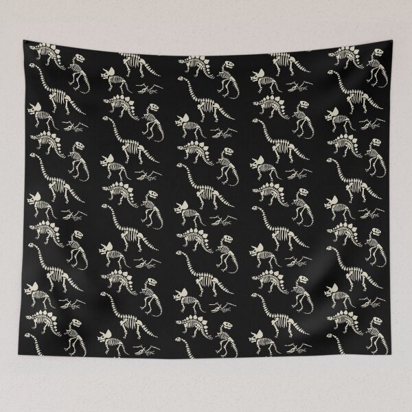 Item preview, Dinosaur Fossils In Black designed and sold by blessedblossom-.