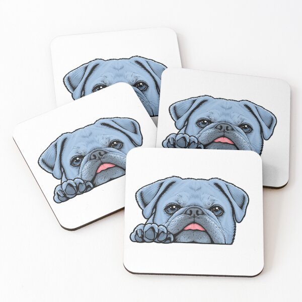 Item preview, El pequeño Foo, el carlino de azul designed and sold by Little Foo the Pug.