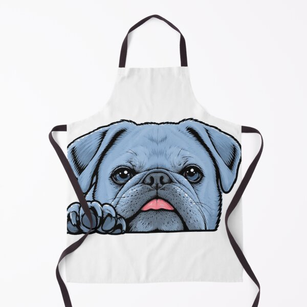 Item preview, Little Foo the Pug in Blue designed and sold by Little Foo the Pug.
