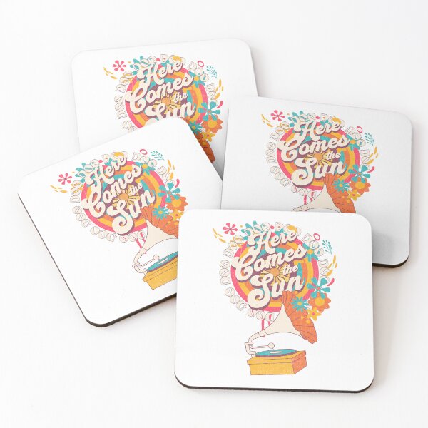 Item preview, Here Comes the Sun - Groovy Gramophone designed and sold by Nacho Average Designs.