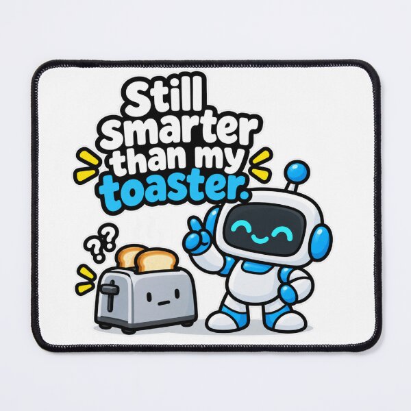 Item preview, Still Smarter Than My Toaster Funny Quote Design designed and sold by Kenzie & Co.