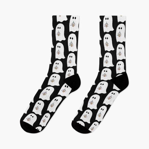 Item preview, Ghost Drinking Iced Coffee designed and sold by blessedblossom-.
