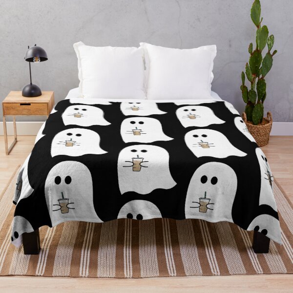 Item preview, Ghost Drinking Iced Coffee designed and sold by blessedblossom-.