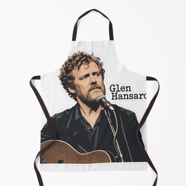 Item preview, Glen Hansard Vintage Music Portrait – Singer Songwriter Guitar Art designed and sold by BoomStickers18.
