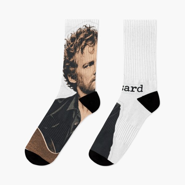 Item preview, Glen Hansard Vintage Music Portrait – Singer Songwriter Guitar Art designed and sold by BoomStickers18.