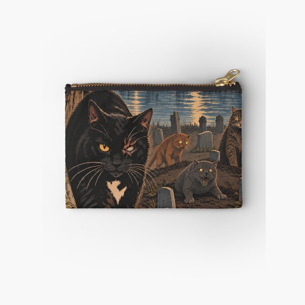 Item preview, Ulthar's Pet Sematary Gothic Black Cat Horror designed and sold by Extravanganzza.