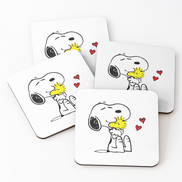 Item preview, Snoopy Hugging Woodstock Love and Friendship Art designed and sold by anthonyplynch.