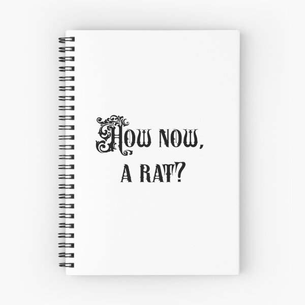 Item preview, How Now, a Rat? (Black Lettering) designed and sold by Silly Goose Studios.