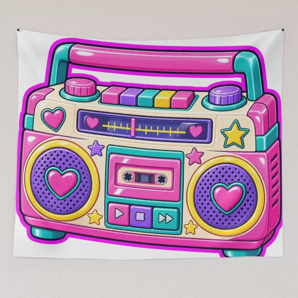 Item preview, Cozy 80s Boombox designed and sold by The198X.