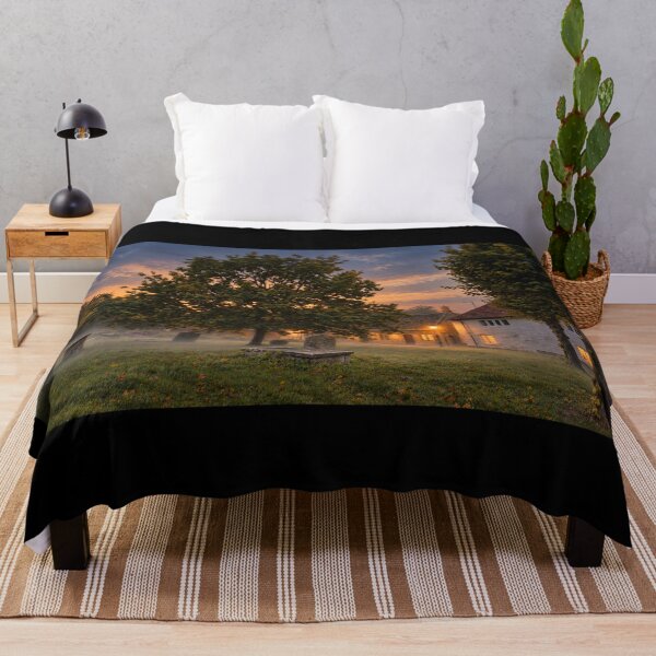 Item preview, An English churchyard at dusk in autumn designed and sold by KALEIDOSCOPE UK.