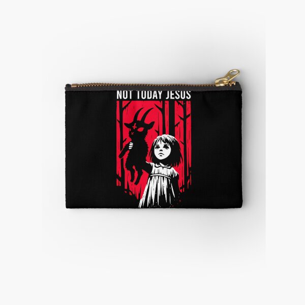 Item preview, Not Today Jesus Funny Horror Demon Vintage Gothic designed and sold by blessedblossom-.