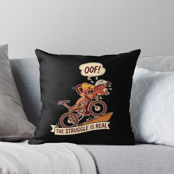 Item preview, Funny Rennrad Rider OOF The Struggle is Real designed and sold by IsabellaRyland.