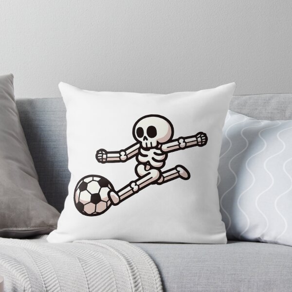 Item preview, Skeleton Playing Soccer Poster designed and sold by BusyIsaWork.