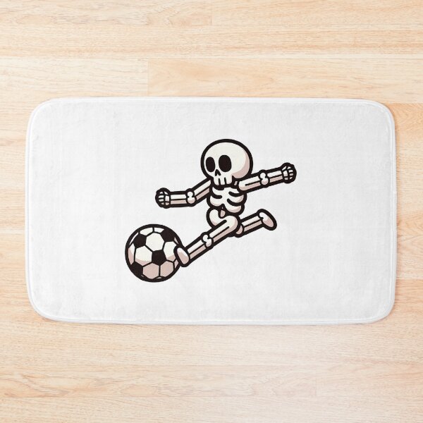 Item preview, Skeleton Playing Soccer Poster designed and sold by BusyIsaWork.