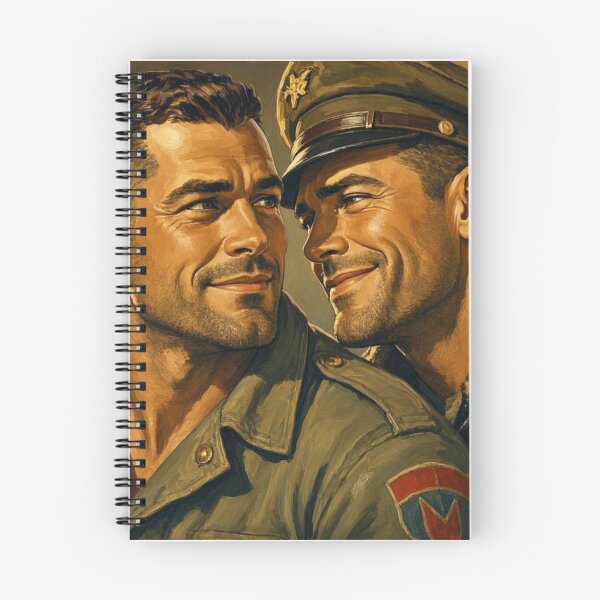 Item preview, Gay Leather Military "Aces High" Vintage Retro Color Art Design designed and sold by ItsAKinkThing.