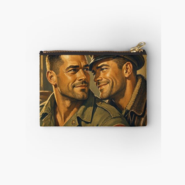 Item preview, Gay Leather Military "Aces High" Vintage Retro Color Art Design designed and sold by ItsAKinkThing.