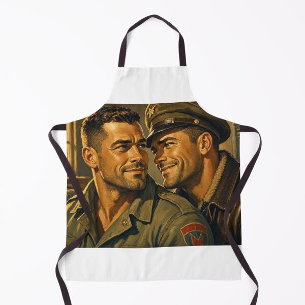 Item preview, Gay Leather Military "Aces High" Vintage Retro Color Art Design designed and sold by ItsAKinkThing.