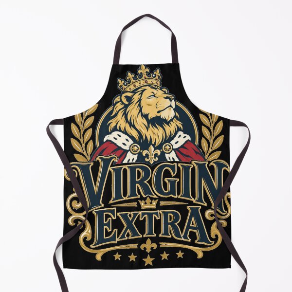 Item preview, Virgin Extra – Majestic Lion King Funny Typography designed and sold by mnkyride.