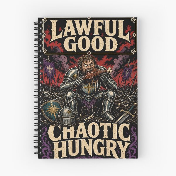Item preview, Lawful Good, Chaotic Hungry, designed and sold by abby-thorns.