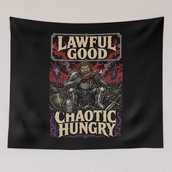 Item preview, Lawful Good, Chaotic Hungry, designed and sold by abby-thorns.