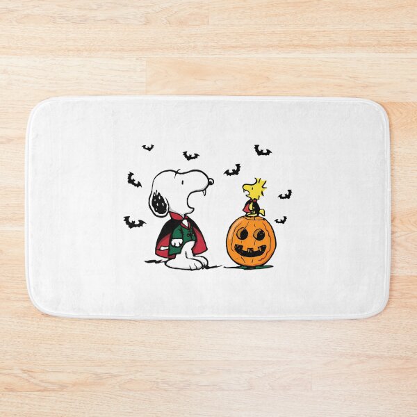 Item preview, Snoopy Halloween Vampire Fun With Woodstock And Pumpkin designed and sold by BusyIsaWork.