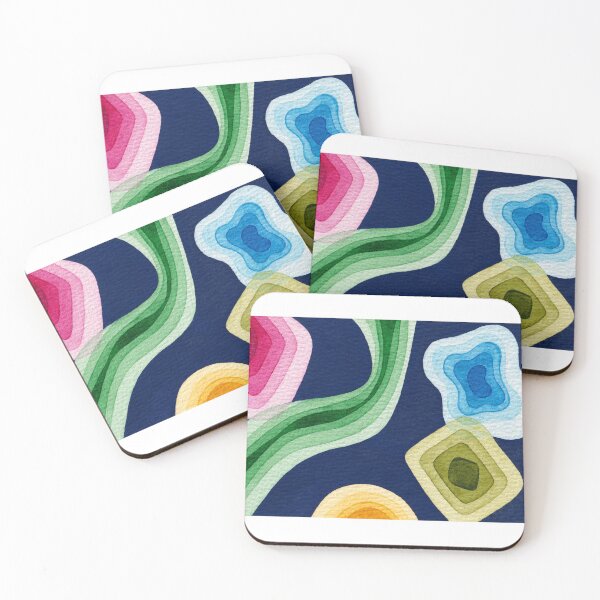 Item preview, sentimientos – Acuarela abstracta en capas y gouache designed and sold by DaydreamDept..