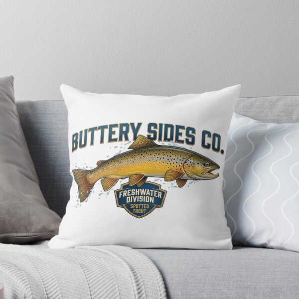 Item preview, Vintage Buttery Sides Co Spotted Trout Emblem designed and sold by NobleCast .