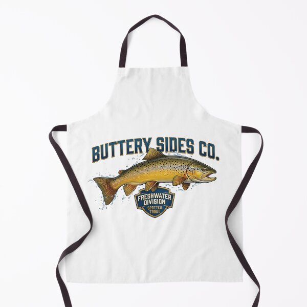 Item preview, Vintage Buttery Sides Co Spotted Trout Emblem designed and sold by NobleCast .