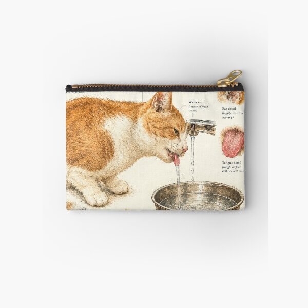 Item preview, Domestic cat botanical poster designed and sold by KALEIDOSCOPE UK.