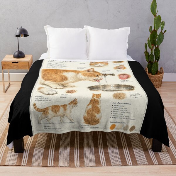 Item preview, Domestic cat botanical poster designed and sold by KALEIDOSCOPE UK.