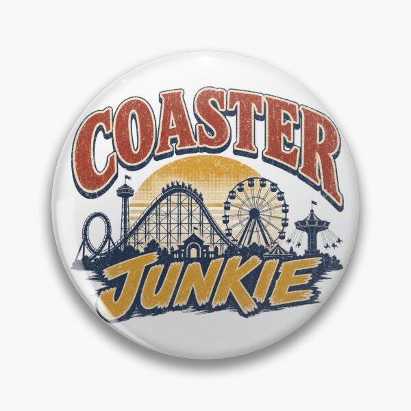 Item preview, Coaster Junkie - Design for the rollercoaster fanatic designed and sold by NicheWearStudio.