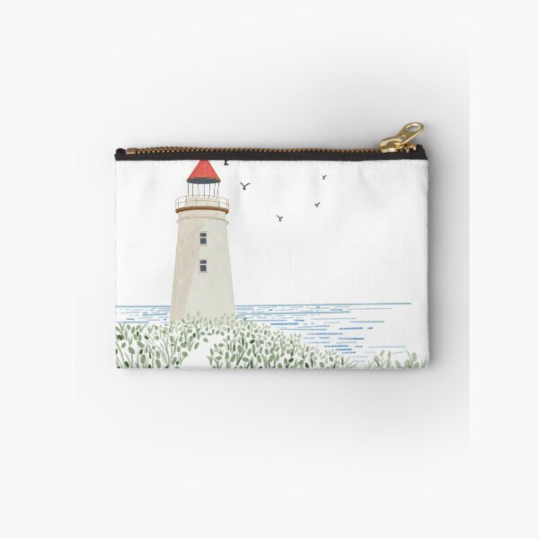 Item preview, Vintage Coastal Lighthouse Watercolor Art Gift for Ocean Lovers designed and sold by LafinaArt.