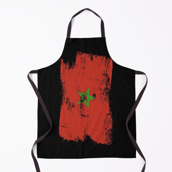 Item preview, Morocco Flag Distressed Paint Brush Stroke Moroccan Pride designed and sold by Danny-Arts1.