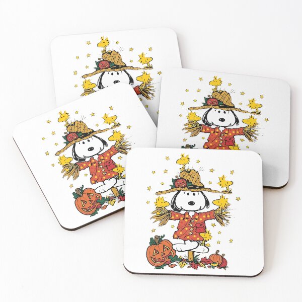 Item preview, Snoopy Scarecrow Fall Autumn Halloween Pumpkin Cute designed and sold by BusyIsaWork.