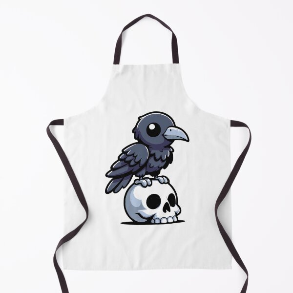 Item preview, Cute Crow On A Skull designed and sold by PennysCrafts.