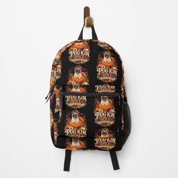 Item preview, Pug-Kin Spice And Everything Nice Pug Dog Retro Autumn Fall designed and sold by OddityVault.