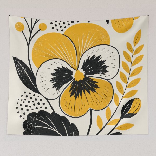 Item preview, Simplified Simple Pansy designed and sold by scicilysimonee.