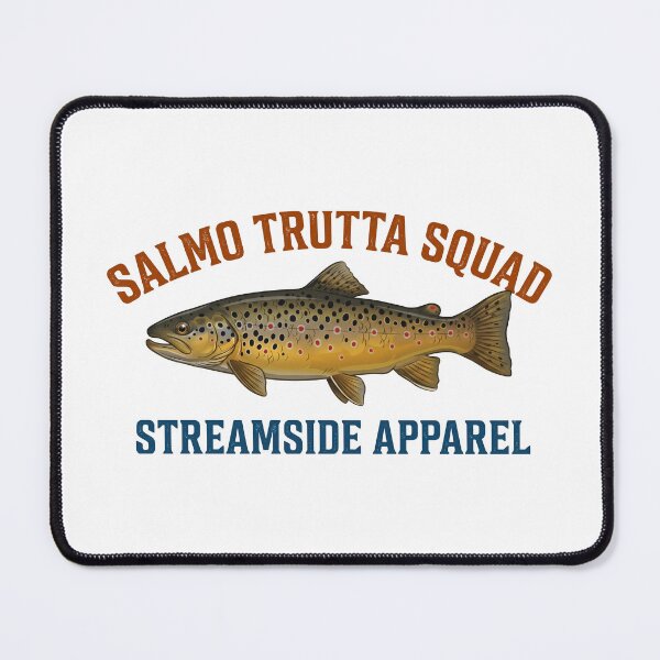 Item preview, Vintage Salmo Trutta Squad Brown Trout Graphic designed and sold by NobleCast .