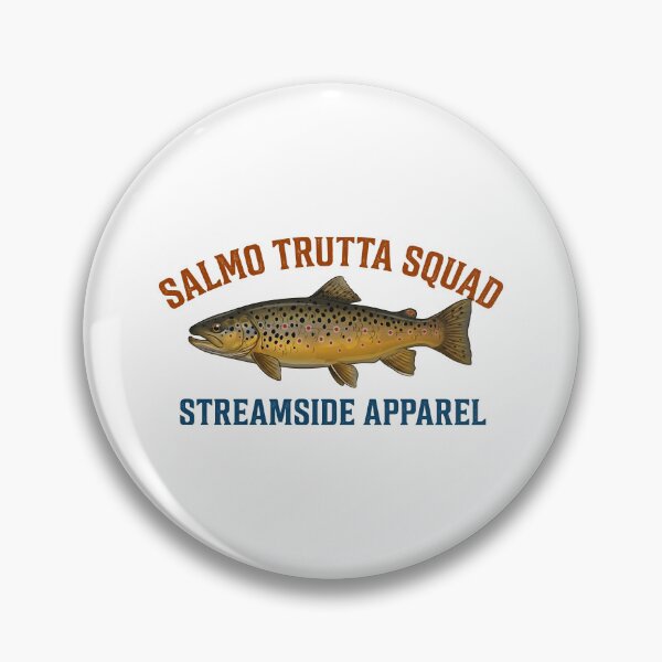 Item preview, Vintage Salmo Trutta Squad Brown Trout Graphic designed and sold by NobleCast .