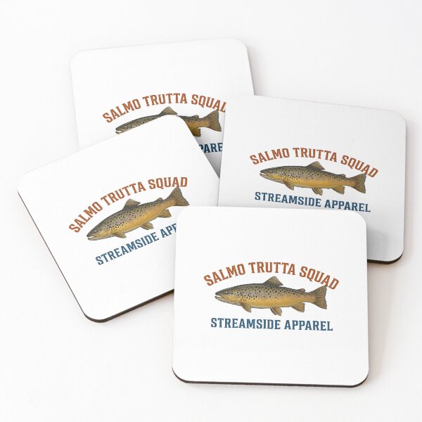 Item preview, Vintage Salmo Trutta Squad Brown Trout Graphic designed and sold by NobleCast .