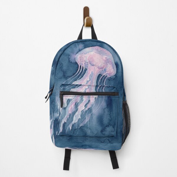 Item preview, Dreamy Pink Watercolor Jellyfish Ocean Art designed and sold by bvdesignart.