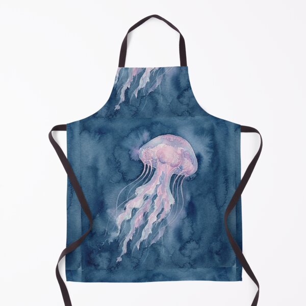 Item preview, Dreamy Pink Watercolor Jellyfish Ocean Art designed and sold by bvdesignart.