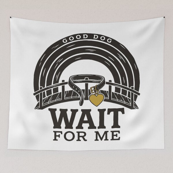 Item preview, Pet Grief Rainbow Bridge: Good Dog, Wait for Me designed and sold by Osmose-Studio.
