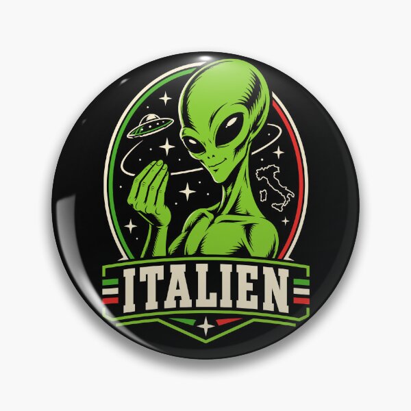 Artikelvorschau, Italien Lustiges Alien Italienisches Handzeichen Italien Humor entworfen und verkauft von gordonbwyashop.