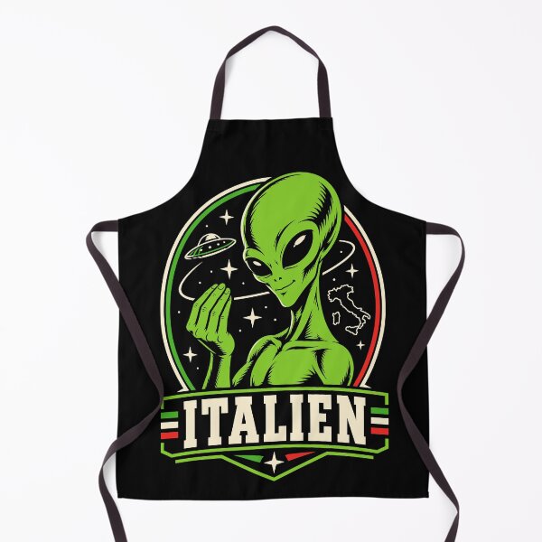 Item preview, Italien Funny Alien Italian Hand Sign Italy Humor designed and sold by gordonbwyashop.