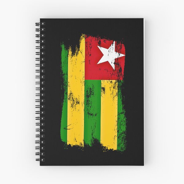 Item preview, Togo Flag Distressed Paint Brush Stroke Togolese Pride designed and sold by Danny-Arts1.