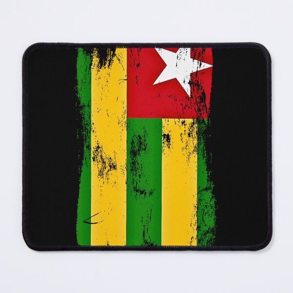 Item preview, Togo Flag Distressed Paint Brush Stroke Togolese Pride designed and sold by Danny-Arts1.