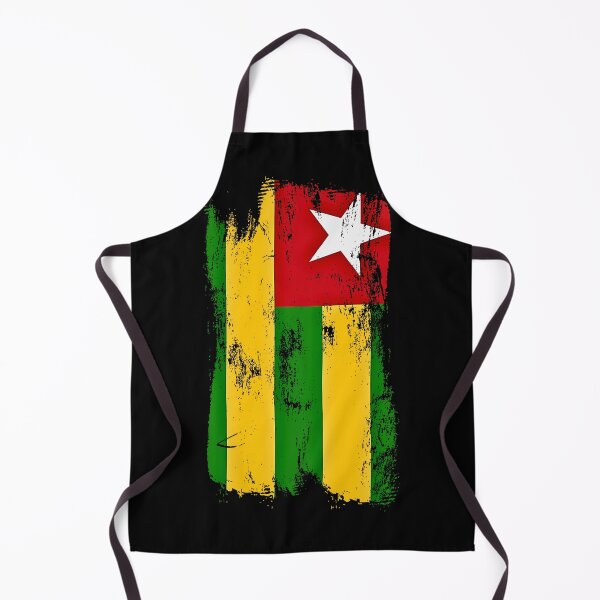 Item preview, Togo Flag Distressed Paint Brush Stroke Togolese Pride designed and sold by Danny-Arts1.