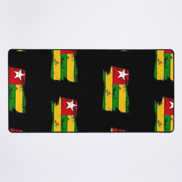 Item preview, Togo Flag Distressed Paint Brush Stroke Togolese Pride designed and sold by Danny-Arts1.