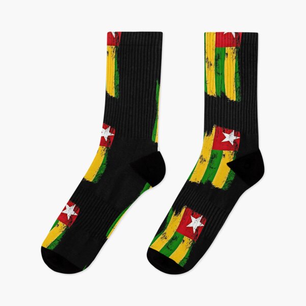 Item preview, Togo Flag Distressed Paint Brush Stroke Togolese Pride designed and sold by Danny-Arts1.